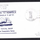 USNS BALD EAGLE T-AF-50 Norfolk VA Naval Cover