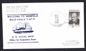 USNS BALD EAGLE T-AF-50 Norfolk VA Naval Cover