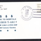 USNS ZEUS T-ARC-7 Norfolk VA Naval Cover
