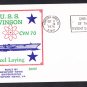 Aircraft Carrier USS CARL VINSON CVN-70 Keel Laying BECK #B1000 Naval Cover