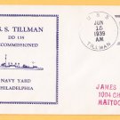 USS TILLMAN DD-135 Decommissioning 1939 Naval Cover