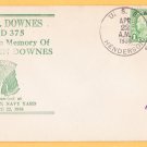 USS DOWNES Dd-375 Launching 1936 Naval Cover