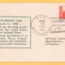 USS MacDONOUGH DD-351 St. Patrick's Day 1936 Naval Cover