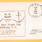 USS KANE DD-235 Charleston SC 1936 Naval Cover
