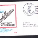 Guided Missile Escort USS RAMSEY DEG-2 Commissioning BECK #B616 Naval Cover