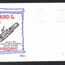 Guided Missile Escort USS RICHARD L. PAGE DEG-5 Launching BECK #B644 Naval Cover