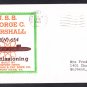 Submarine USS GEORGE C. MARSHALL SBN-654 Commissioning BECK #B646 Naval Cover