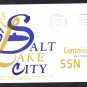 USS SALT LAKE CITY SSN-716 Commissioning Naval Submarine Cover