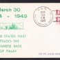 USS ADIRONDACK AGC-15 WWII US Fleet Attack on Palav Anniversary Naval Cover