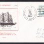 #951 USS CONSTITUTION Stamp UO First Day Cover USS BAILEY DD-713
