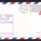 AM29 Lubbock TX to Dallas TX First Flight Cover