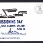 USS CURTIS WILBUR DDG-54 Commissioning Naval Ship Cover