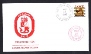 USS LABOON DDG-58 Commissioning Naval Cover
