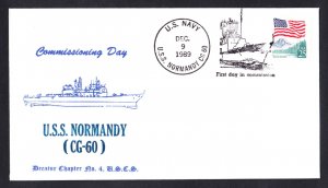USS NORMANDY CG-60 Commissioning Naval Cover