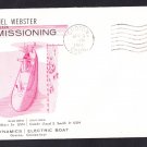 USS DANIEL WEBSTER SSBN-626 Commissioning DPS Naval Submarine Cover
