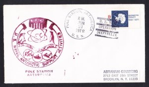 POLE STATION ANTARCTICA Deep Freeze 1972 Polar Cover