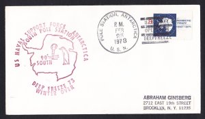 POLE STATION ANTARCTICA Deep Freeze 1973 Polar Cover