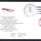 USS JOHN C. STENNIS CVN-74 Commissioning Naval Cover