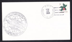 USS BAINBRIDGE DLGN-25 First Nuclear Ships Task Force Naval Cover