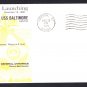 USS BALTIMORE SSN-704 Launching DPS #26 Cachet Naval Submarine Cover