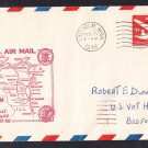 AM86 Chisolm MN to Milwaukee WI 1948 First Flight Cover