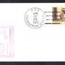 APOLLO 16 Splashdown Space Recovery Ship USS TICONDEROGA Space Cover