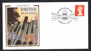 BRITAIN JOINS WORLD WAR II Colorano Silk Event Cover