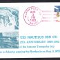 USS NAUTILUS SSN-571 Transpolar North Pole Trip North Pole Alaska Submarine Cover