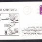 LUNAR ORBITER 3 Orbits The moon 1967 Space Cover