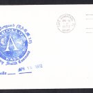 APOLLO 16 Launch 1972 USNS VANGUARD TAGM-19 Space Cover