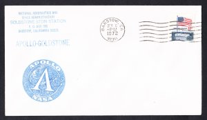 APOLLO 17 Launch Tracking Station 1972 Space Cover
