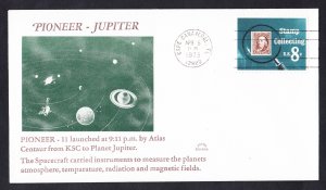 PIONEER 11 SPACE PROBE Launch 1973 Space Cover