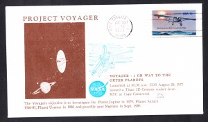 VOYAGER 2 SPACECRAFT Launch 1977 Space Cover