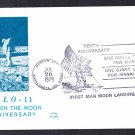 APOLLO 11 MOON LANDING 10th Anniversary 1979 Space Cover