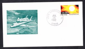 SPACE SHUTTLE COLUMBIA STS-4 Returns to KSC 1982 Space Cover