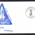 SPACE SHUTTLE CHALLENGER STS-6 Landing 1983 Space Cover