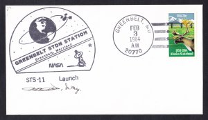 SPACE SHUTTLE CHALLENGER STS-41B Launch 1984 Space Cover