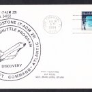 SPACE SHUTTLE DISCOVERY STS-41D Launch 1984 Space Cover