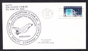SPACE SHUTTLE DISCOVERY STS-41D Launch 1984 Space Cover