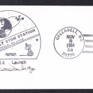 SPACE SHUTTLE DISCOVERY STS-41D Launch 1984 Space Cover