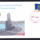 USS LOS ANGELES SSN-688 Decommissioning Naval Submarine Cover 8 Made
