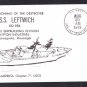 USS LEFTWICH DD-984 Commissioning Naval Cover