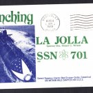 USS LAJOLLA SSN-701 Launching Naval Submarine Cover