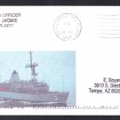 USS SENTRY MCM-3 Naval Cover MhCachwets ONLY 1 MADE