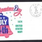 Amphibious Ship USS BLUE RIDGE LCC-19 Independence Day BECK #B921 Naval Cover