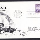 #950 UTAH STATEHOOD Stamp First Day Cover