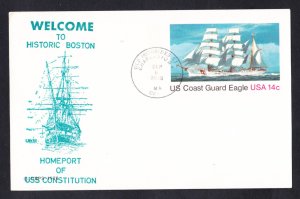 USS CONSTITUTION Boston MA 1978 Naval Cover