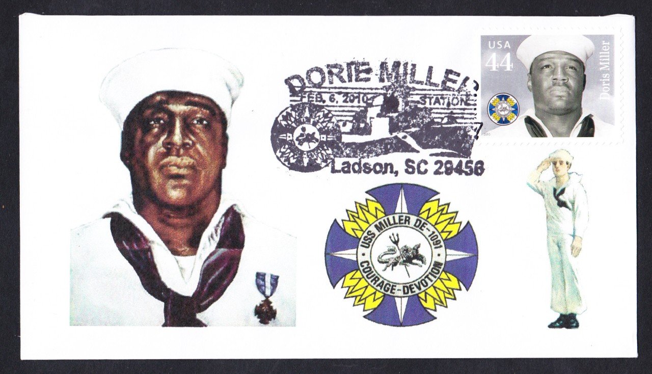 Famous Black Sailor DORIE MILLER Commemorative Naval Cover