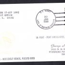 USNS MESOPELEA T-ATF-158 Puerto Rico to Port Everglades FL Naval Cover