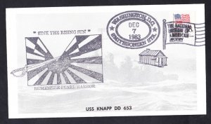 PEARL HARBOR ATTACK Anniversary Cover